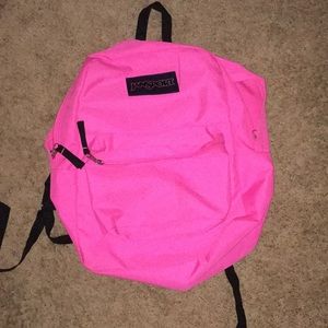 Hot Pink Jansport backpack